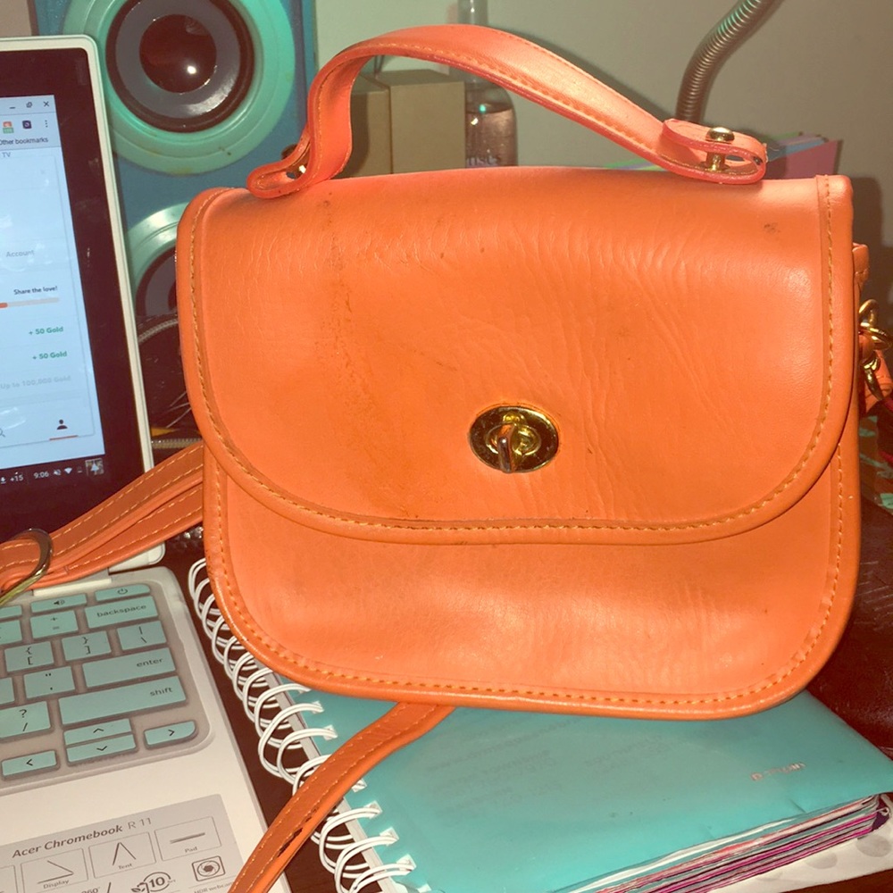 Orange Crossbody Bag